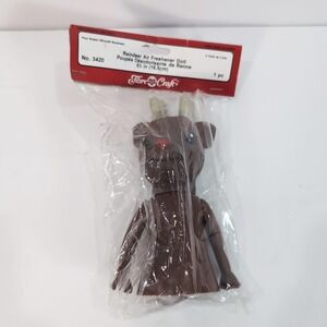 Rudolph Reindeer Fibre Craft Air Freshener Doll 3420 Christmas Holiday Crochet